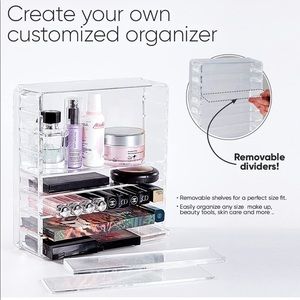4-pack DEAL • cosmetic organizers (palettes, brushes, lipsticks & face masks)